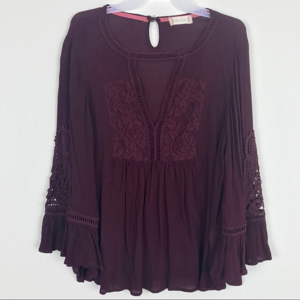 Altar’d State Boho Lace Crochet Top